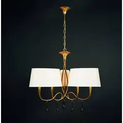 Подвесная люстра Mantra Paola Painted Gold 3540, фото 