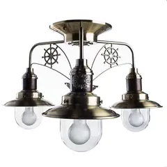 Потолочная люстра Arte Lamp SAILOR A4524PL-3AB, фото 