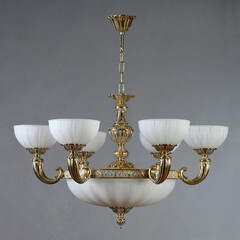 Подвесная люстра Ambiente Lugo 8539/6 WP, фото 