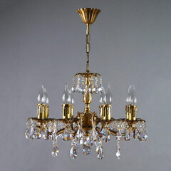 Подвесная люстра Ambiente Benisa 2226/8 AB Tear Drop, фото 