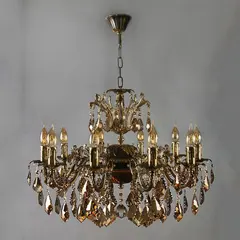 Подвесная люстра Ambiente Granada 2118/10 PB Honey Leaf, фото 