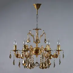 Подвесная люстра Ambiente Granada 2118/6 AB Honey Leaf, фото 