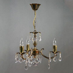 Подвесная люстра Ambiente Benisa 2226/3 PB New Leaf, фото 