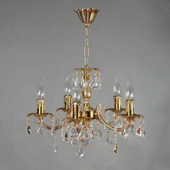 Подвесная люстра Ambiente Benisa 2226/5 WP New Leaf, фото 