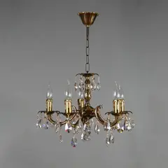 Подвесная люстра Ambiente Benisa 2226/5 PB Tear Drop, фото 