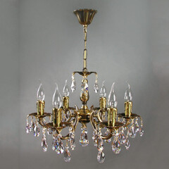 Подвесная люстра Ambiente Benisa 2226/6 PB Tear Drop, фото 