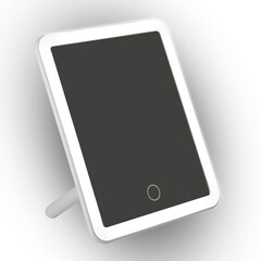 TLD-591 White/LED/80Lm/6000K/Dimmer Настольный светильник — зеркало, 4W. Встроенный аккумулятор 3.7V/600mAh. Сенсорный выключатель. Диммер. Белый. ТМ Uniel, фото 