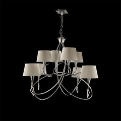 Подвесная люстра Mantra Mara Chrome - White 1654, фото 