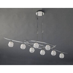 Подвесная люстра Mantra Loop Chrome 1800, фото 