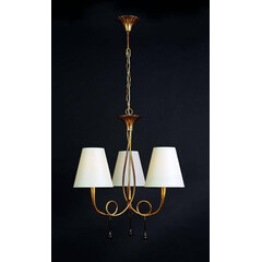Подвесная люстра Mantra Paola Painted Gold 3542, фото 