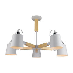 Потолочная люстра Arte Lamp A7141PL-5WH, фото 