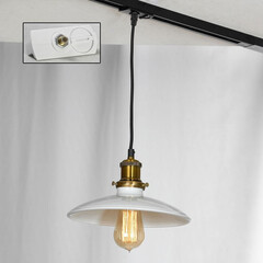 Трековый светильник однофазный Lussole LOFT Track Lights LSP-9605-TAW, фото 