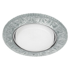 DK LD22 SL/WH Светильник ЭРА декор cо светодиодной подсветкой Gx53, прозрачный (50/800), фото 