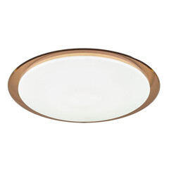 Светильник потолочный светодиодный ЭРА Классик с ДУ SPB-6-70-RC Saturn 70Вт 3000-6500К 5950Лм коричневый кант, фото 