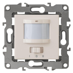 12-4103-02 ЭРА Датчик движения 2-проводной, 180-240В, 200Вт, IP20, Эра12, слоновая кость (6/60/1500), фото 