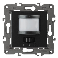 14-4103-05 ЭРА Датчик движения 2-проводной, 180-240В, 200Вт, IP20, Эра Elegance, антрацит (6/60/1920, фото 