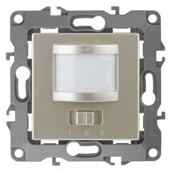 12-4103-04 ЭРА Датчик движения 2-проводной, 180-240В, 200Вт, IP20, Эра12, шампань (6/60/1800), фото 