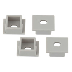 ЭРА 1612-3B Набор заглушек для профиля CAB261, 4 сквозные (500/24000), фото 