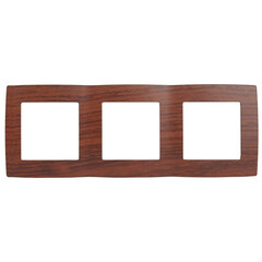 12-5003-08 ЭРА Рамка на 3 поста, Эра12, вишня (15/150/2400), фото 