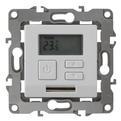 12-4111-01 ЭРА Терморегулятор универс. 230В-Imax16А, IP20, Эра12, белый (6/60/1200), фото 