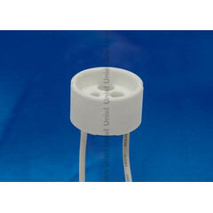 ULH-GU10-Ceramic-15cm Патрон керамический для лампы на цоколе GU10, фото 