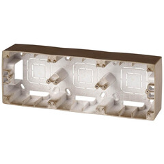 12-6103-13 ЭРА Коробка наклад. монтажа 3 поста, Эра12, бронза (5/50/600), фото 