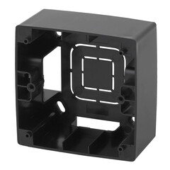 12-6101-06 ЭРА Коробка наклад. монтажа 1 пост, Эра12, чёрный (20/200/1200), фото 