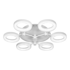 Потолочная светодиодная люстра iLedex Jomo FS-014-X6-(B) 72W WH, фото 