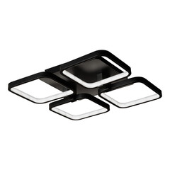 Потолочная светодиодная люстра iLedex Satellite 8153-4-X-T BK, фото 