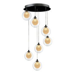 Подвесная светодиодная люстра iLedex Oblivion C4457-7R CR, фото 