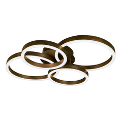 Потолочная светодиодная люстра iLedex Ring-New 6815-300/400-X-T Coffee, фото 