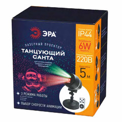 ENIOP-06 ЭРА Проектор Laser Танцующий Санта, IP44, 220В (12/180), фото 