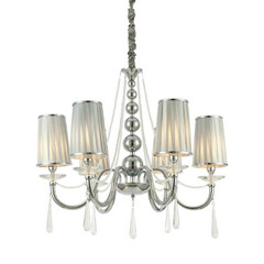 Подвесная люстра Lumina Deco Fabione LDP 1200-6 CHR, фото 