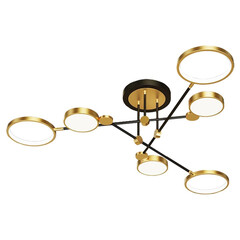 Потолочная светодиодная люстра Lussole Loft Gilbert LSP-8433, фото 