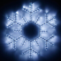Светодиодная фигура Ardecoled ARD-Snowflake-M5-600x600-360LED White 025308, фото 