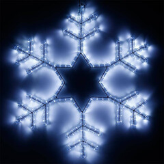 Светодиодная фигура Ardecoled Снежинка ARD-Snowflake-M3-920X920-432Led White 025307, фото 