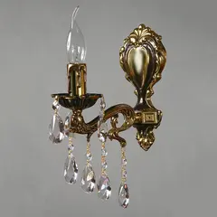 Бра AMBIENTE by BRIZZI 2128/1 PB Tear Drop, фото 