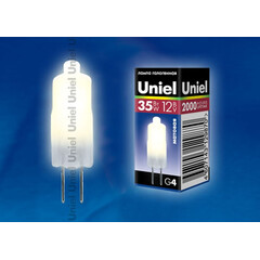 JC-12/35/G4 Лампа галогенная матовая Картонная коробка, фото 