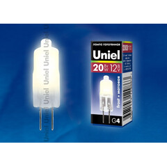 JC-12/20/G4 Лампа галогенная матовая Картонная коробка, фото 