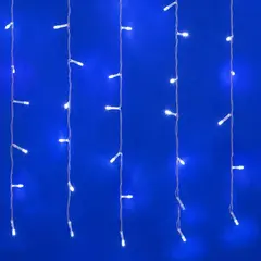 ULD-C1515-160/DTA WHITE IP20 Занавес светодиодный,1,5х1,5 м, 160 led, белый, с контроллером, провод прозрачный, IP20, фото 