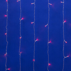 ULD-C2030-240/DTA RED IP20 Занавес светодиодный с контроллером, 3х2м, 240 светодиодов. Красный свет. Провод прозрачный. TM Uniel., фото 