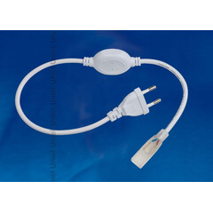 UCX-SP2/A67-NNN WHITE 1 STICKER Провод электрический для подключения монохромных светодиодных лент ULS-3528 сетевого напряжения к сети 220В, фото 