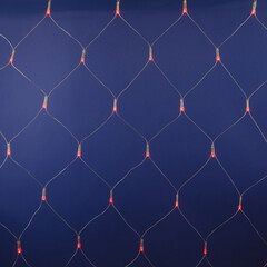 ULD-N2520-240/DTA RED IP20 Сетка светодиодная с контроллером, 240 светодиодов, 2.5х2 м, красная, IP20, провод прозрачный, фото 