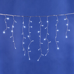 ULD-B3010-200/DTA WHITE IP20 Бахрома светодиодная с контроллером, 200 светодиодов, 3 м, белый, IP20, провод прозрачный, фото 