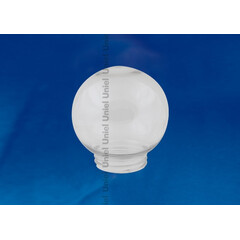 UFP-R150A CLEAR Рассеиватель в форме шара для садово-парковых светильников. Диаметр - 150 мм. Тип соединения с крепежным элементом - резьбовой. Материал — САН-пластик. Цвет - прозрачный. Упаковка - 16 шт. в групповой картонной коробке., фото 