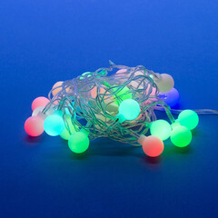 ULD-S0280-025/DTA RGB IP20 RAINBOW Гирлянда светодиодная «Радуга» , 25 светодиодов, 2,8 м, RGB, IP20, провод прозрачный., фото 