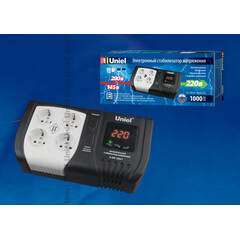 U-ARS-1000/1 Стабилизатор напряжения "Uniel" серии Standard - Expert 1000 ВА, фото 