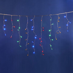 ULD-B3010-200/DTA MULTI IP20 Бахрома светодиодная с контроллером, 3 м. 200 светодиодов. Разноцветный свет. Провод прозрачный. TM Uniel., фото 