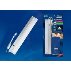 ULI-F41-5,5W/4200K/DIM SENSOR IP20 SILVER Панель линейная светодиодная ультратонкая, с бесконтактным выключателем, диммер.300х53х14мм. 280Lm. Серебристый. ТМ Uniel, фото 