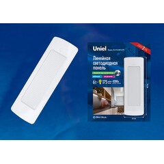 ULI-F43-6W/4200K/DIM SENSOR IP20 SILVER Панель линейная светодиодная ультратонкая, с бесконтактным выключателем, диммер.199,5х66,5х11мм. 175Lm. Серебристый. ТМ Uniel, фото 